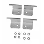 EFB Elektronik WGX-WKS01 set de escuadras de refuerzo para bastidor, acero galvanizado, 4 piezas (2x izquierda, 2x derecha) para racks de 19 pulgadas