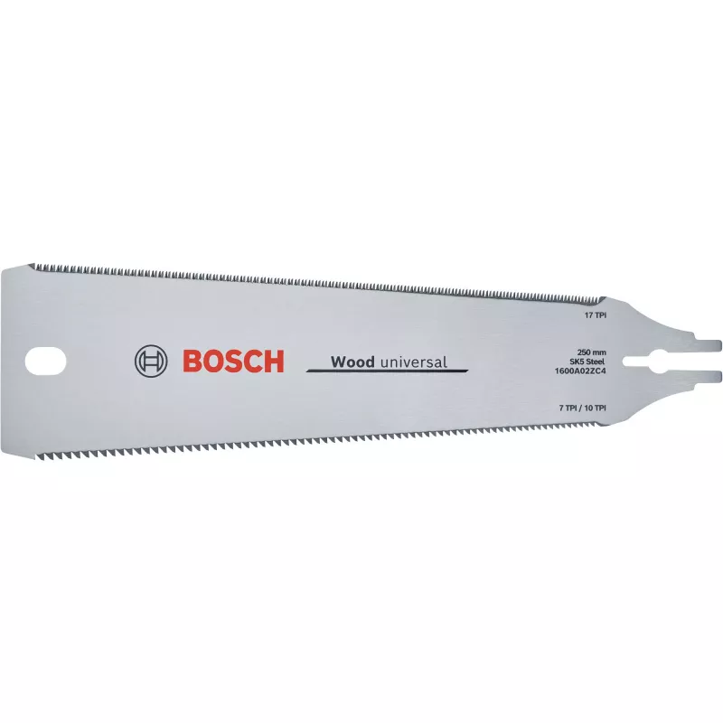 Bosch Professional hoja de sierra japonesa Ryoba 250 mm, de doble cara, acero SK5 1600A02ZB9