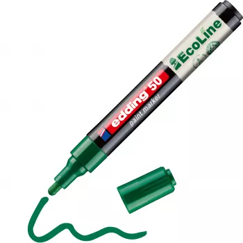 Edding 50 EcoLine rotulador de pintura verde 2-3 mm 4-50-004