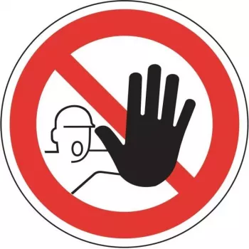 HEIN señales industriales 2209 señal de prohibición - prohibido el acceso a personas no autorizadas, plástico, 200 x 300 mm, ASR A1.3/DIN EN ISO 7010