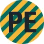 HEIN 172023 Etiqueta de identificación de conductores PE, PET, autoadhesiva, amarillo/verde, 4 x 12 mm, 1000 etiquetas por rollo