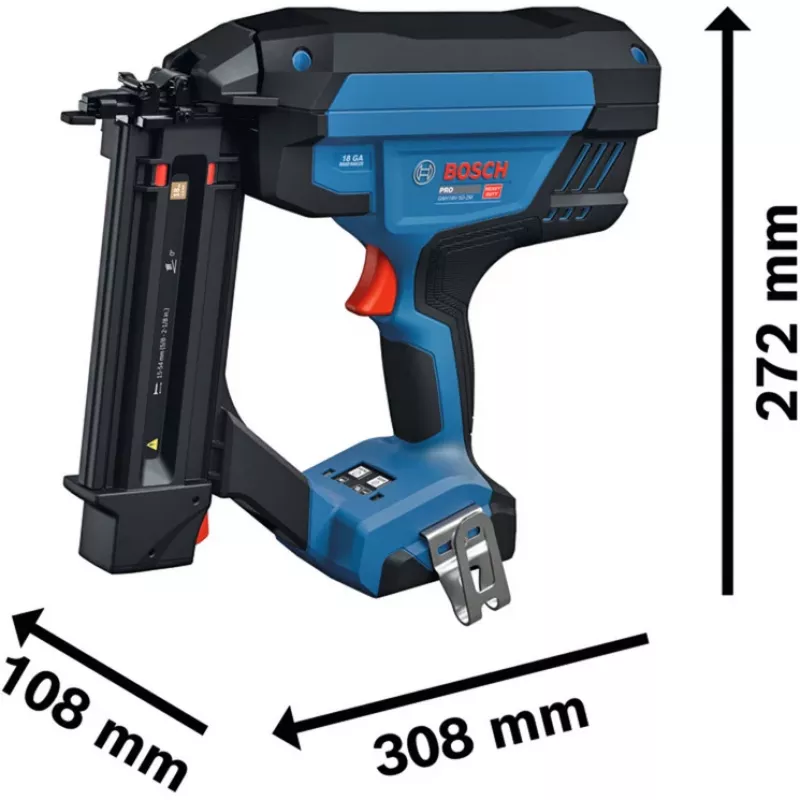 Bosch Professional GNH 18V-50-2M Clavadora de batería 18V (herramienta sin batería, azul/negro)