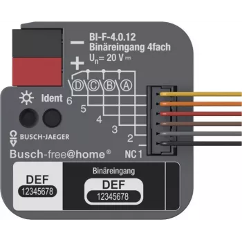 Busch-Jaeger KNX Entrada binaria 4 canales empotrable BI-F-4.0.12 2CDG510024R0021