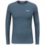 Salewa Cristallo Warm Amr L/S Camiseta hombre merino capa base - Dark Denim, talla M
