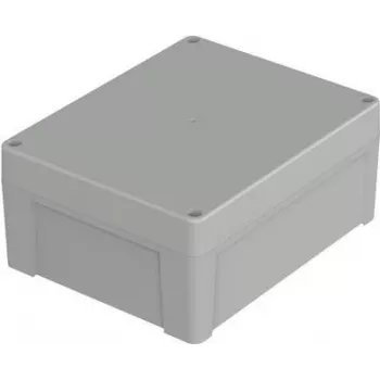 Bopla Euromas X/XT 241911 7035 Carcasa electrónica, 240 x 193,3 x 105,6 mm, ABS, gris claro RAL 7035 07524191
