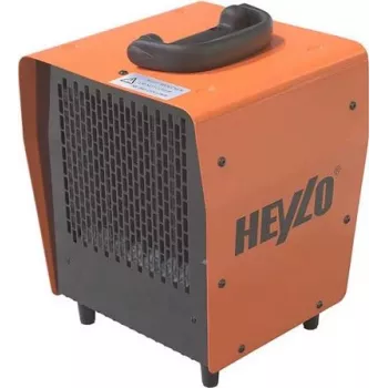 Master Climate Solutions Heylo DE 3 XL Calefactor eléctrico 3 kW, 140 m³/h, 230 V, 13,5 A, IP24, 2 niveles de calor, termostato, portátil 1101903