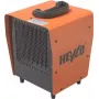 Master Climate Solutions Heylo DE 3 XL Calefactor eléctrico 3 kW, 140 m³/h, 230 V, 13,5 A, IP24, 2 niveles de calor, termostato, portátil 1101903