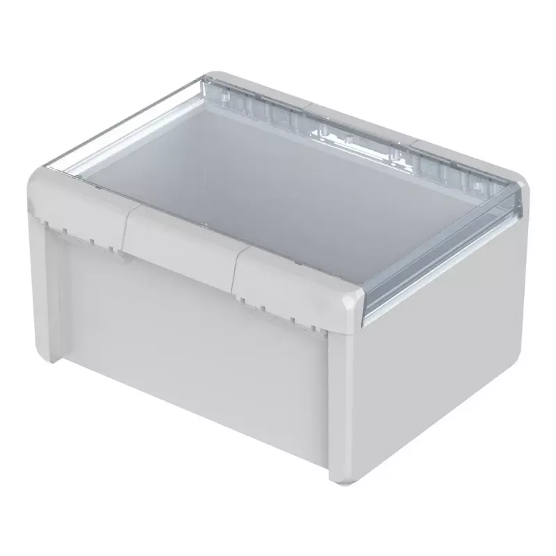 Bopla Bocube B 233016 PC-V0-G 7035 Carcasa universal, policarbonato, gris claro (RAL 7035), 239 x 300 x 160 mm 96028575