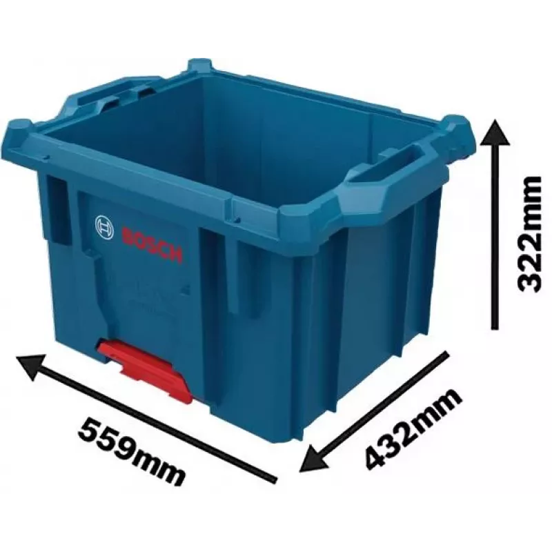 Bosch Professional L-BOXX Caja Contractor 1600A037E2, 559 x 432 x 322 mm, azul/negro