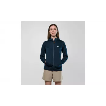 Salewa Puez Altavia PL HD Chaqueta forro polar con capucha mujer - Navy Blazer XS