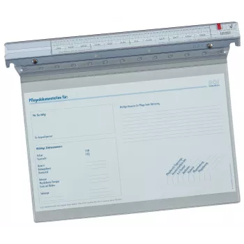 BOI Dokutech Carpeta colgante de documentación de pacientes Signal-Line plástico gris 2 x archivo comercial (9208-00535)