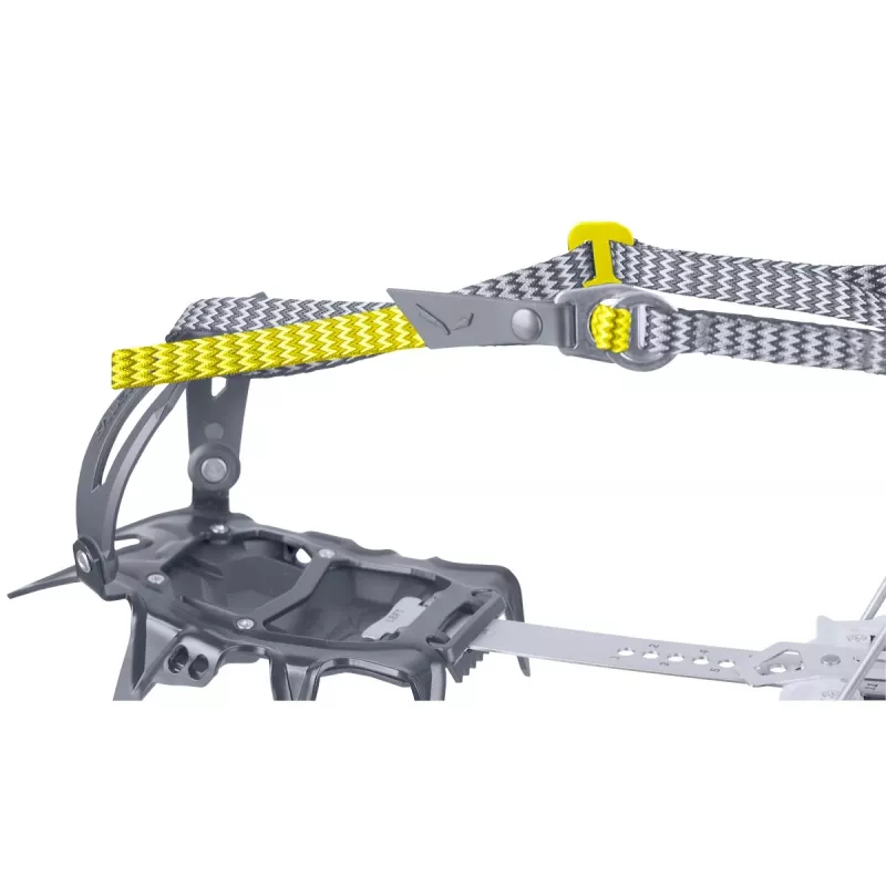 Salewa Alpinist Walk Crampones – crampones semiautomáticos de 12 puntas para rutas glaciares y trekking alpino