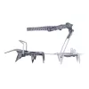 Salewa Alpinist Walk Crampones – crampones semiautomáticos de 12 puntas para rutas glaciares y trekking alpino