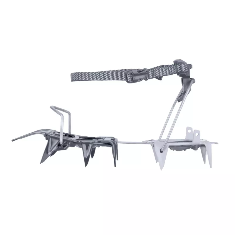 Salewa Alpinist Walk Crampones – crampones semiautomáticos de 12 puntas para rutas glaciares y trekking alpino