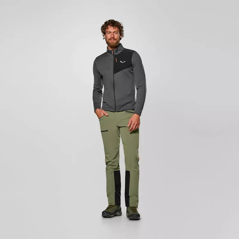 Salewa Ortles Fleece FZ Chaqueta forro polar hombre - Onyx, talla L