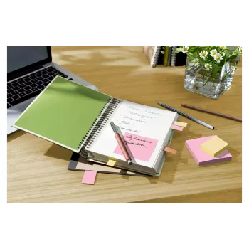3M Post-it Recycling Notes 655-1RPT-N, 127 x 76 mm, morado, 100 hojas, papel 100% reciclado