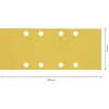 Bosch Accessories 2608901665 papel de lijar para lijadora orbital grano 240 (L x An) 133 mm x 80 mm 50 uds.