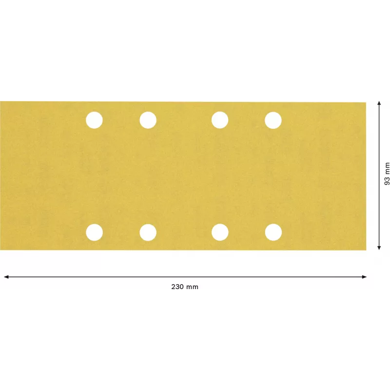 Bosch Accessories 2608901665 papel de lijar para lijadora orbital grano 240 (L x An) 133 mm x 80 mm 50 uds.