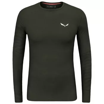 Salewa Cristallo Warm camiseta de manga larga - Dark Olive