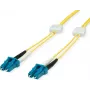 EasyLan cable de conexión FO LC monomodo dúplex OS2 9/125µm amarillo 3m LSD02200030