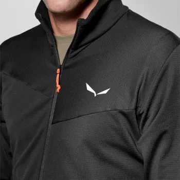Salewa Puez Cammino Sudadera, Negro, Talla XL