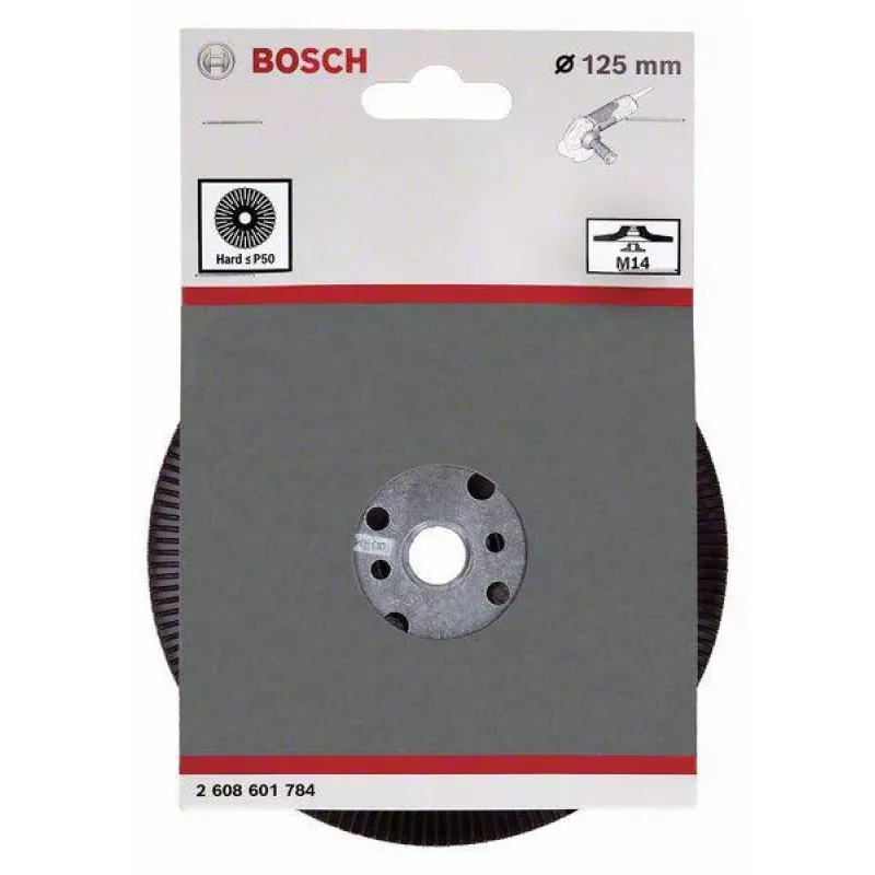 Bosch Accessories 2608601784 plato de apoyo M14 duro 125 mm