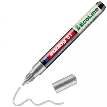 Edding 51 EcoLine rotulador de laca plata 1-2 mm 4-51-054