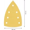 Bosch Accessories 2608901643 hojas de lijar para lijadora múltiple, grano 120, 150 x 100 mm, pack de 50