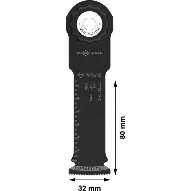 Bosch cuchilla multiuso bimetal 32 mm StarlockPlus hoja de sierra de inmersión 2608669133