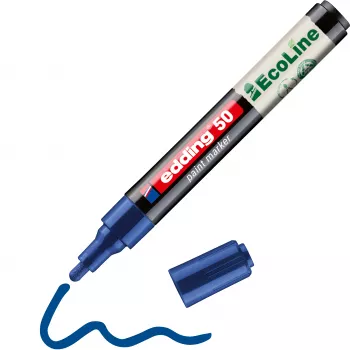Edding 50 EcoLine Rotulador de pintura azul 2-3 mm 4-50-003