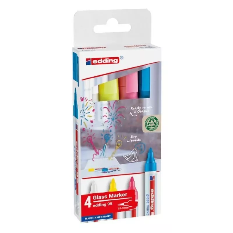 Edding 4-95-4-1 Rotulador para cristal