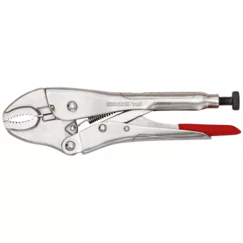 Gedore RED 3301177 Pinza de presión 185 mm mordaza curvada niquelada