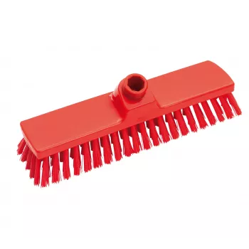 Cepillo Haug Cabezal de escoba de plástico rojo 30 cm de ancho (FC87201)