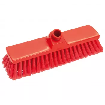 Cepillo Haug FC87211 Cabezal de escoba, plástico rojo, 30 cm de ancho de barrido