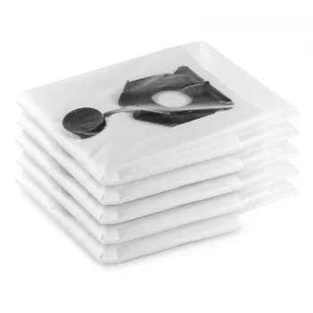Kärcher Professional 2.889-183.0 Bolsas filtrantes de seguridad, pack de 5, velo blanco, para NT 30/1, NT 35/1, NT 40/1, NT 45/1, NT 50/1