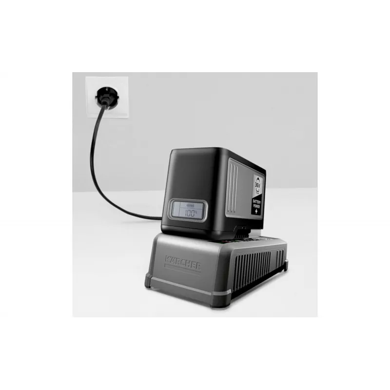 Kärcher Battery Power+ 36/75 Starter-Kit – Batería de Li-Ion 36V 7,5Ah y cargador rápido 2.445-070.0