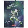 BRUNNEN carpeta ROBOT HEROES DIN A4 azul oscuro menta 1041604421