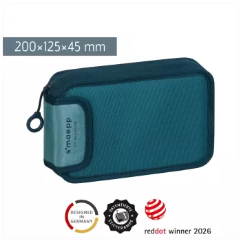 BRUNNEN s'maepp Colour Code Denim estuche de bolígrafos relleno, 17 piezas, 20 x 4,5 cm 104942039