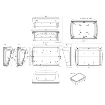 Bopla BoPad BOP 7.0 P-9016-SET carcasa para pantalla 215 x 150 x 75,7 mm ABS blanco RAL 9016 35107076.HMT1