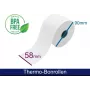 ARTDEV rollo de papel térmico 58 mm x 90 mm x 25,4 mm enrollado interior blanco ADT589025-WI