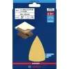 Bosch 2608901675 Set de hojas de lijado para lijadora múltiple, 10 piezas, grano mixto P60/P120/P180, 150 x 100 mm, velcro