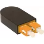 BLUELAN BlueOptics Adaptador loopback de fibra óptica OM2 50/125µm multimodo SC/UPC dúplex férula cerámica -40°C a +85°C (BOLBSCOM2)