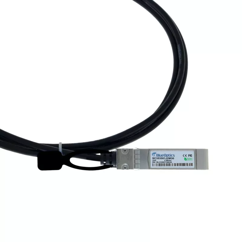 BlueLAN 747521051-BL Cable Direct Attach pasivo 10GBASE-CR SFP+ a SFP+, 0,5 m, AWG30