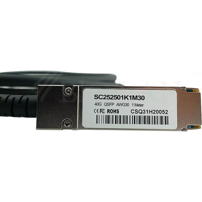 BlueLAN Cable Direct Attach QSFP+, 40GBASE-CR4, Ethernet/InfiniBand QDR, 28 AWG, 5 m, compatible con H3C LSWM1QSTK5 LSWM1QSTK5-BL