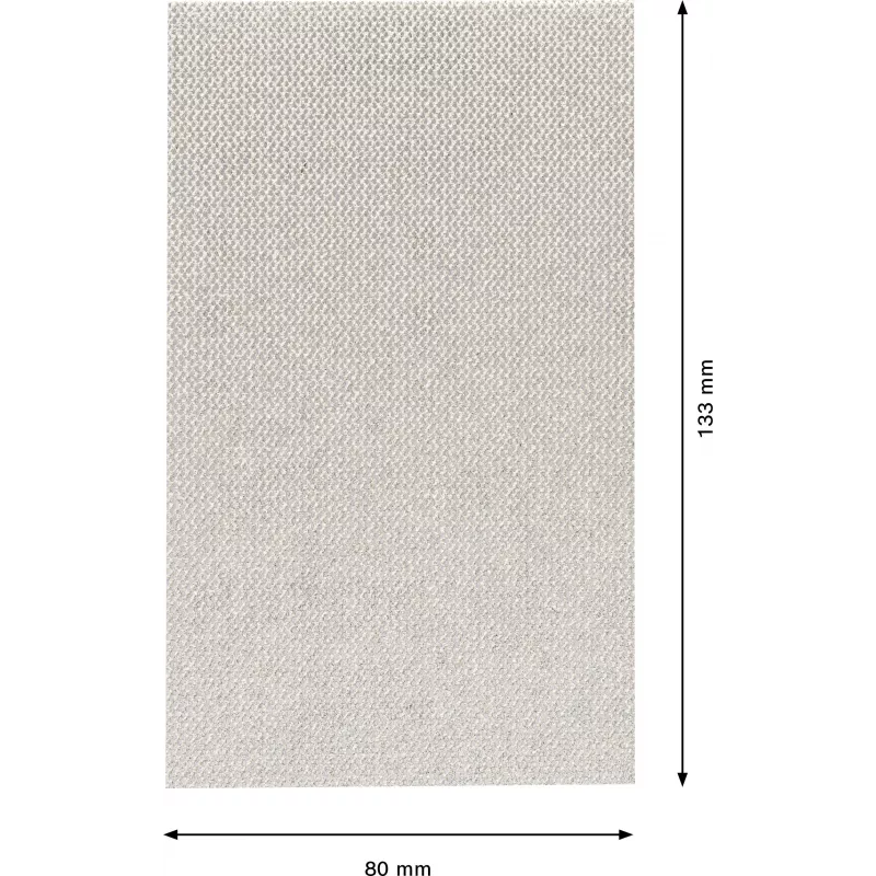 Bosch M480 Red de lijado para lijadora orbital, 133 x 80 mm, grano P80, pack de 50 2608901631