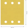 Bosch Expert C470 Papel de lijado para lijadora orbital, grano 240, 107 x 115 mm, pack de 50 2608901659