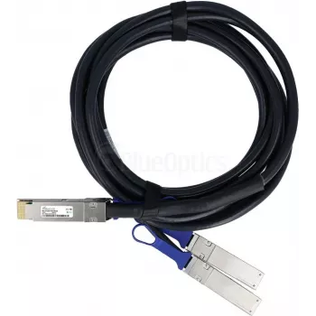 BlueLAN Cable breakout Direct Attach pasivo compatible con Mellanox MCP7H50-V003R26 200G QSFP56 a 2x100G QSFP56, 3m, AWG26 MCP7H50-V003R26-BL
