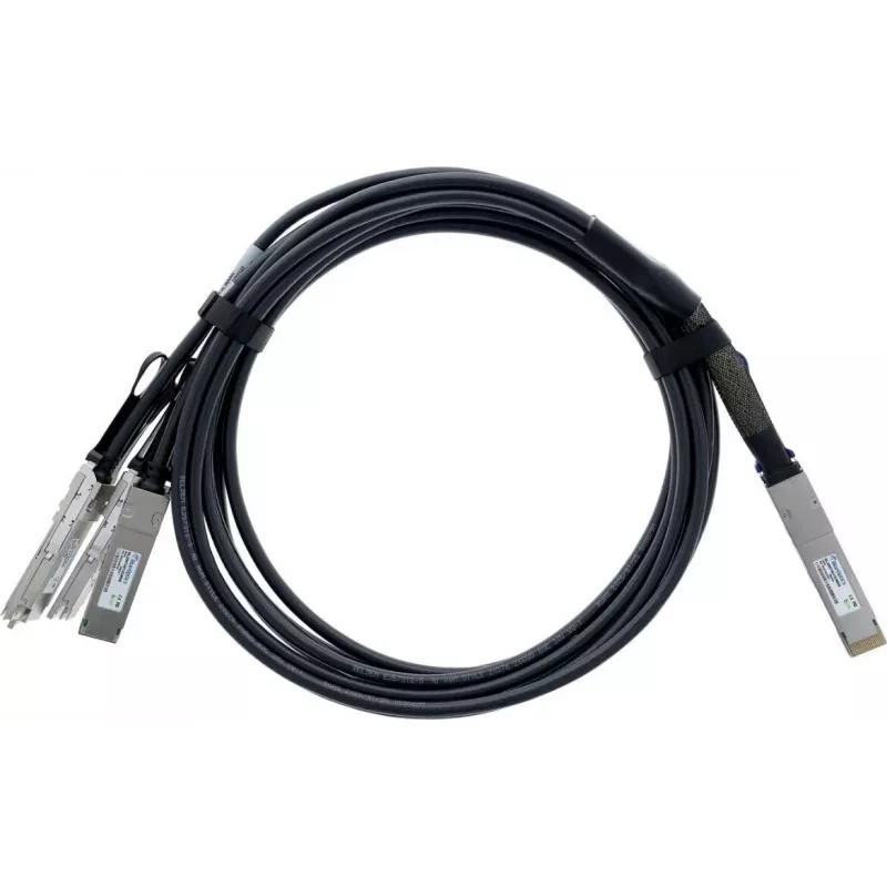 BlueLAN Cable DAC breakout 400G QSFP-DD compatible con NVIDIA MCP7F60-W003R26-BL, 2m AWG26