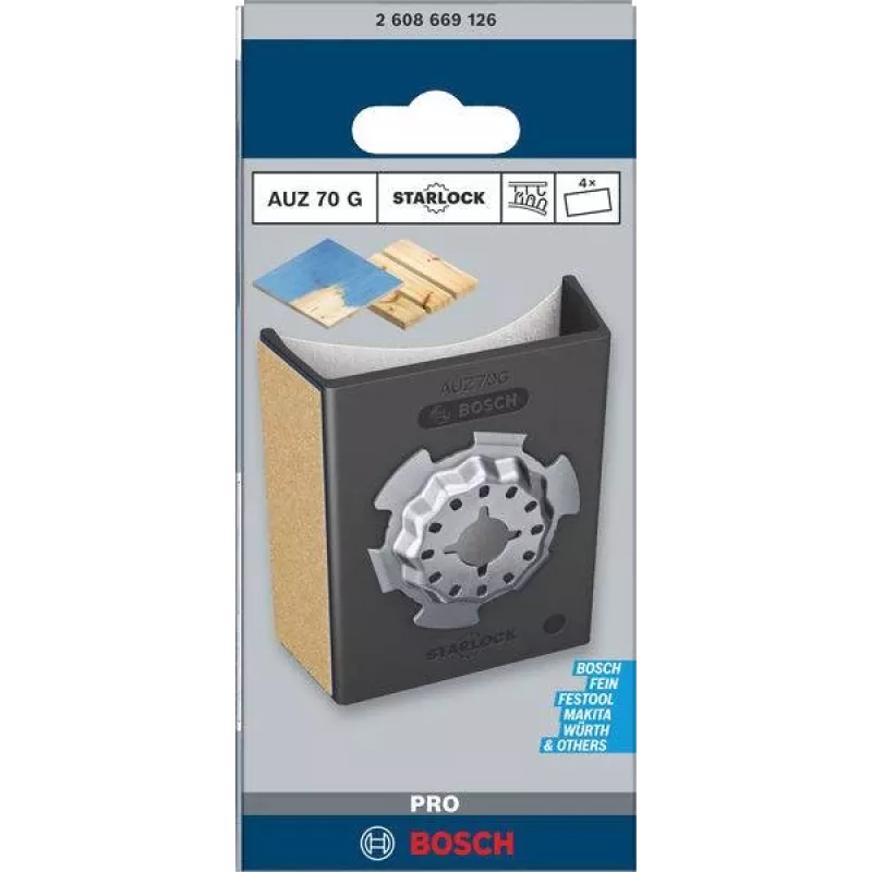 Bosch 2608669126 Set de accesorios para multiusos 5 piezas Starlock