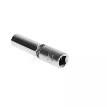 GEDORE red Llave de vaso hexagonal de 1/4 pulgadas, 7 mm, 50 mm de longitud R41000709